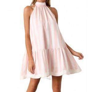 NEW PROSPERINA azalea gatsby scalloped swing dress in pink